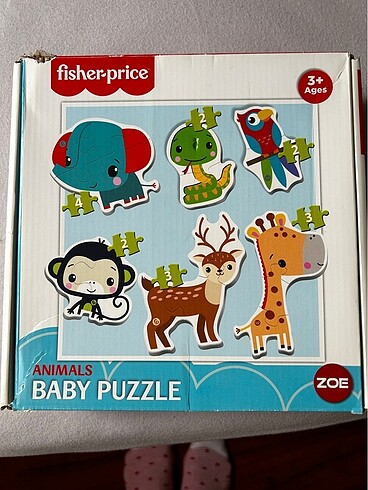 Fisher price 2 adet yapboz
