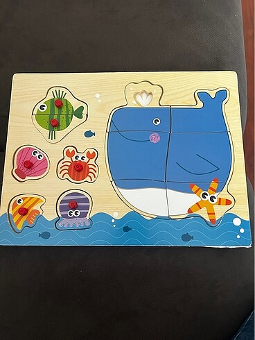 Ahşap bebek yapboz