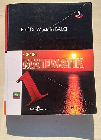 Mustafa Balcı genel matematik kitabı 