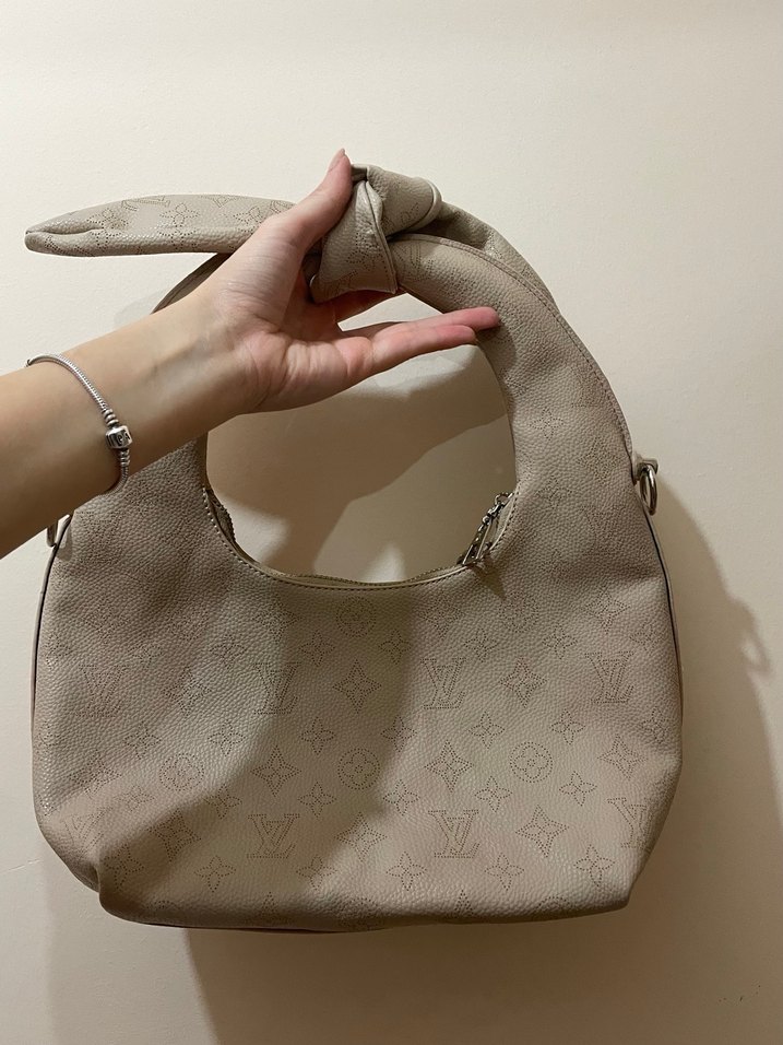 Bej Deri Kadın Omuz Çantası - Görsel 2