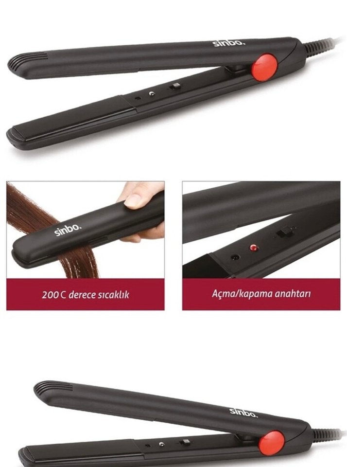Siyah Saç Düzleştirici - Görsel 2