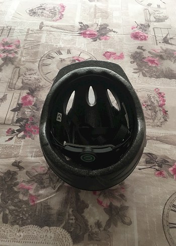 Desenli Mavi Biker Kask - Görsel 3