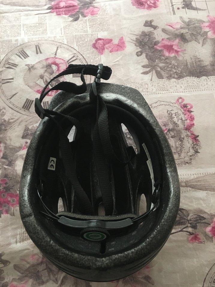 Desenli Mavi Biker Kask - Görsel 4