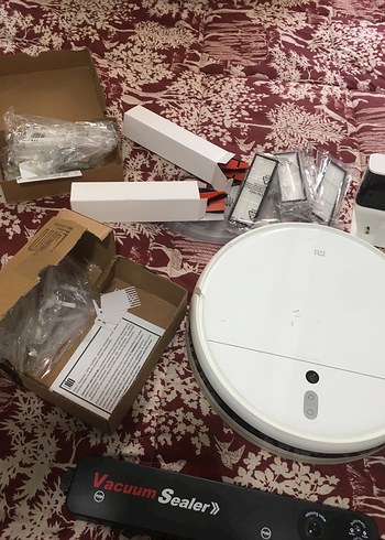 Xiaomi Beyaz ve Gri Robot Süpürge - Görsel 5