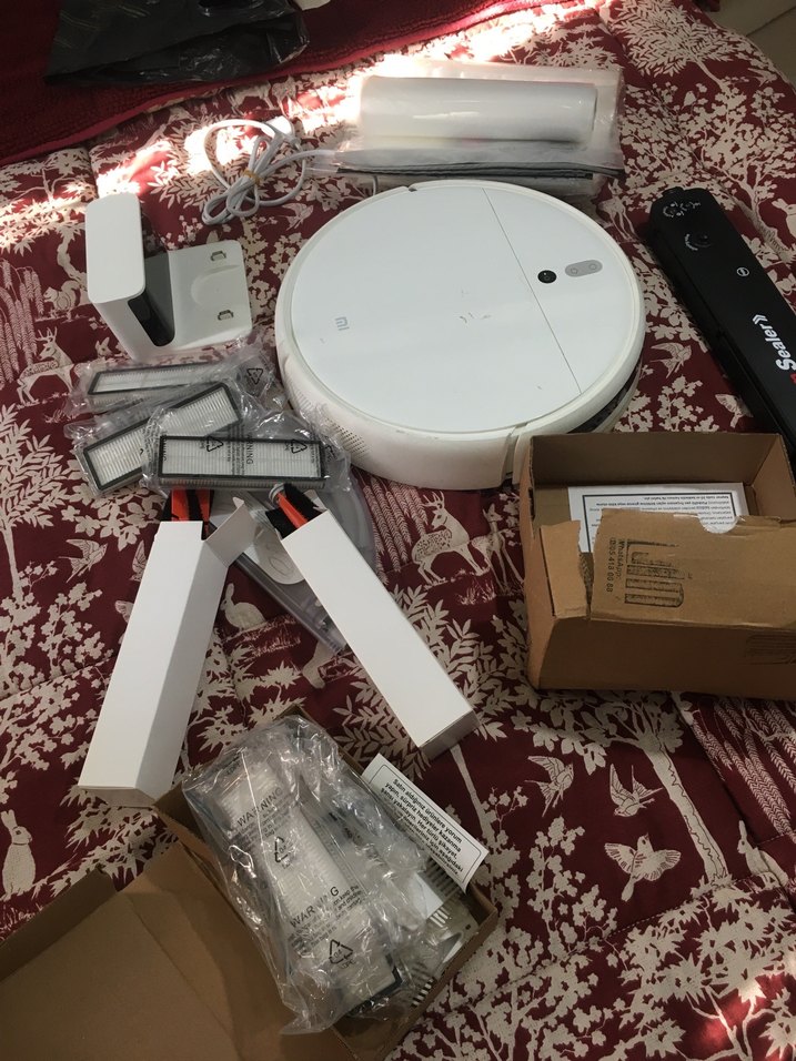 Xiaomi Beyaz ve Gri Robot Süpürge - Görsel 2