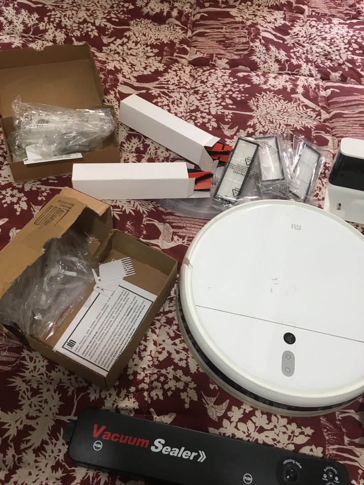 Xiaomi Beyaz ve Gri Robot Süpürge - Görsel 5