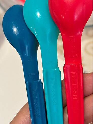 Tupperware 3 lü tupperware mama kaşığı