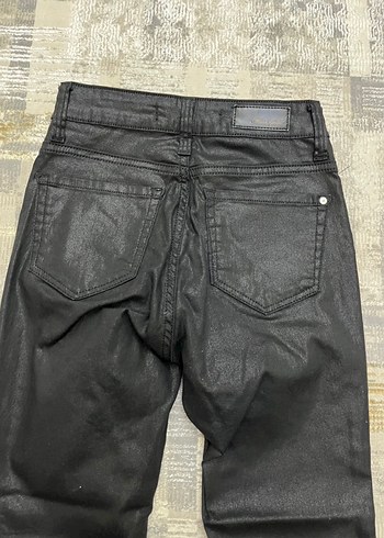 Siyah Fermuarlı pantolon - Görsel 6