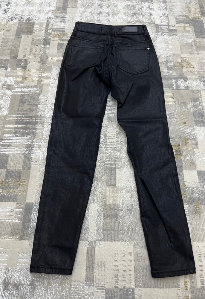 Siyah Fermuarlı pantolon - Görsel 5