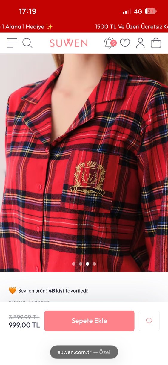 Kadın Pijama Takımı - Görsel 3