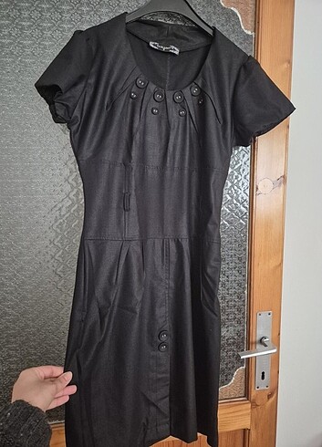 Diğer Siyah diz altı elbise 