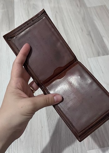 Kahverengi Minimalist Erkek Cüzdanı - Görsel 5