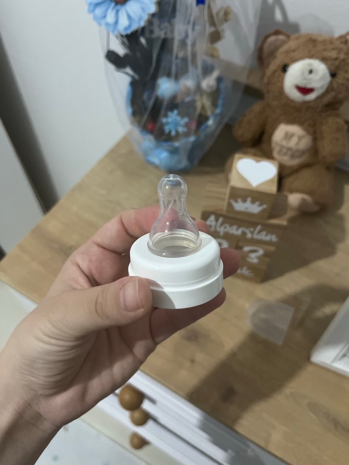 Beyaz Bebek Biberonu - Görsel 5