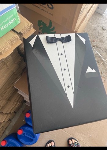 tek beden Beden Bohça için damat kutusu3lü