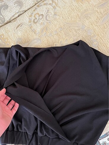 Diğer Kumaş crop üst