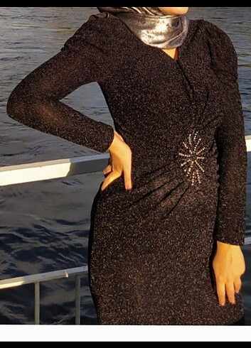SİYAH SİMLİ ABİYE BALIK MODEL