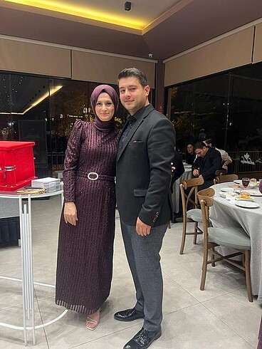 Satılık Bordo Abiye - Görsel 2