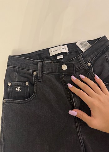 26 Beden Calvin Klein Siyah Kadın Denim Jean