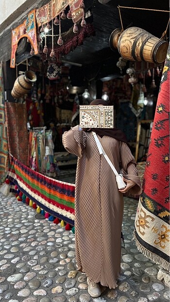 Pilideki Ferace abaya elbise