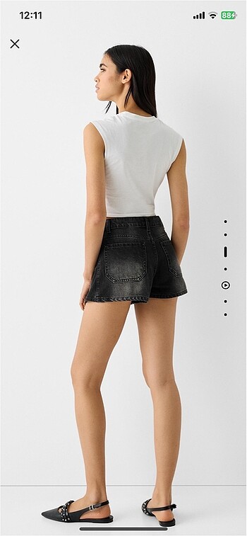 36 Beden Bershka şort etek