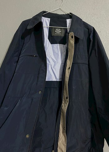 Düğmeli Lacivert Erkek Midi Ceket - Görsel 4