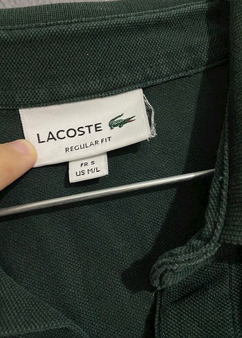 Lacoste Yeşil Uzun Kollu Polo Tişört - Görsel 3