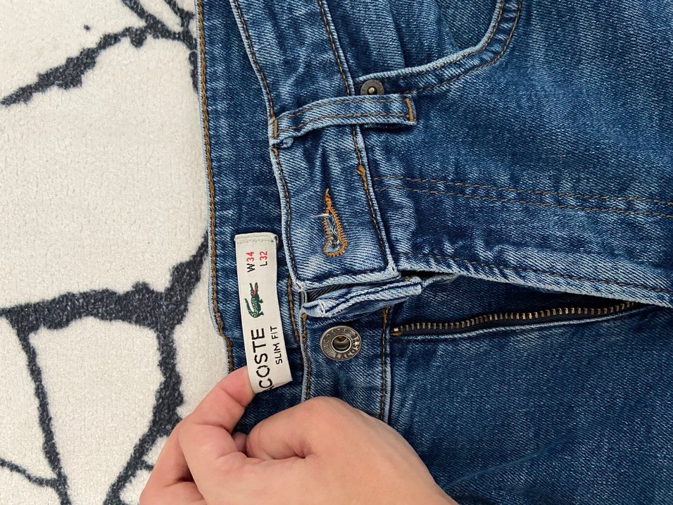 Erkek Mavi Regular Fit Denim Pantolon - Görsel 4