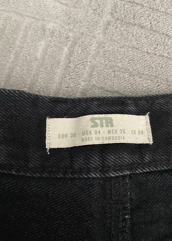Kadın Siyah Regular Fit Denim Jean - Görsel 4