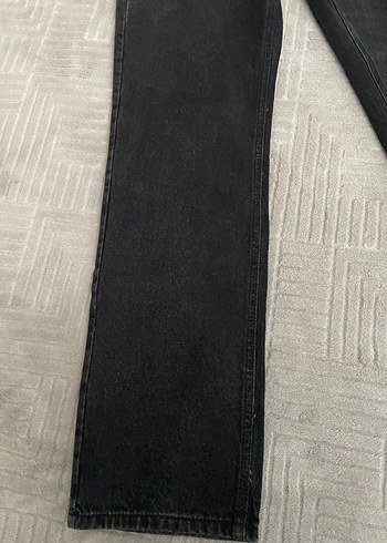 Kadın Siyah Regular Fit Denim Jean - Görsel 2