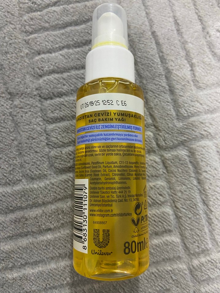 Elidor Hindistan Cevizi Saç Bakım Yağı - Görsel 2
