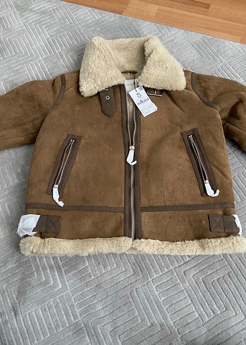 Kürk Detaylı Kadın Süet Ceket - Görsel 2