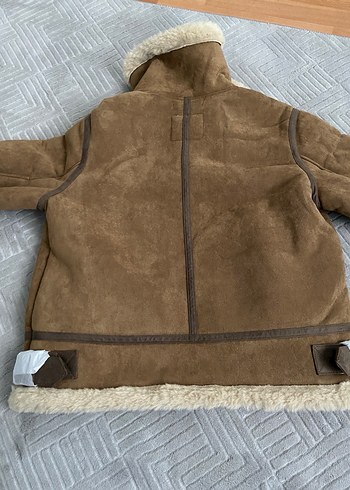 Kürk Detaylı Kadın Süet Ceket - Görsel 5