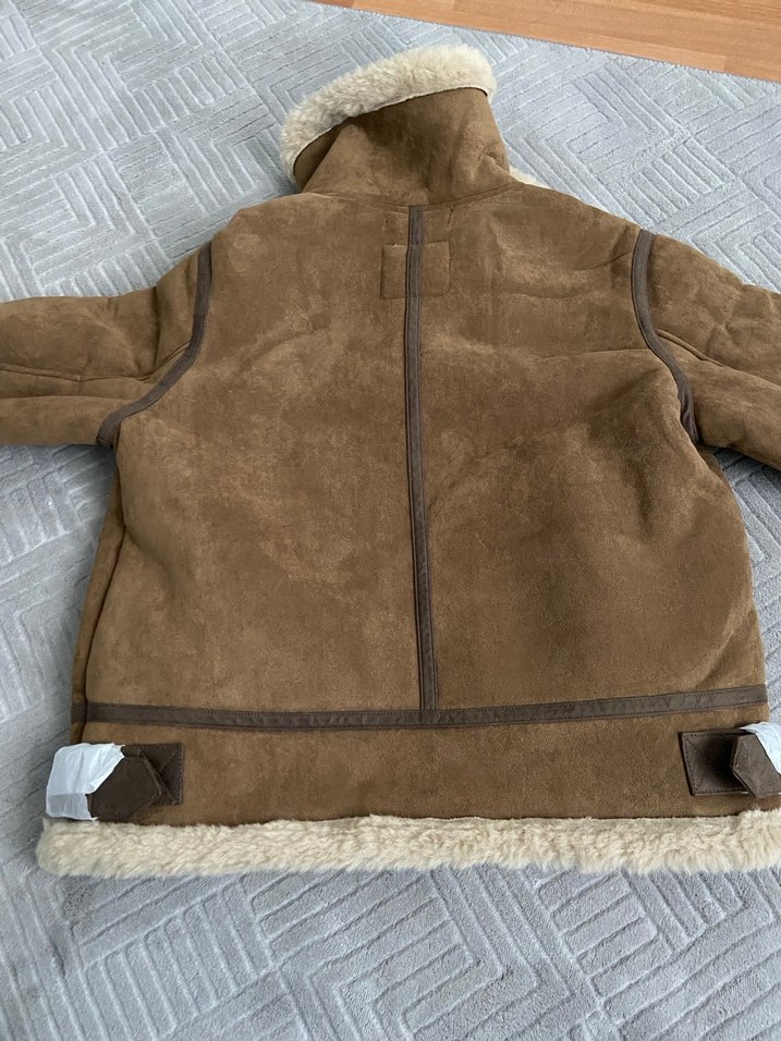 Kürk Detaylı Kadın Süet Ceket - Görsel 5