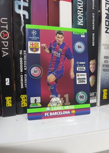 panini Messi lewandowski Real Madrid vs futbol kart
