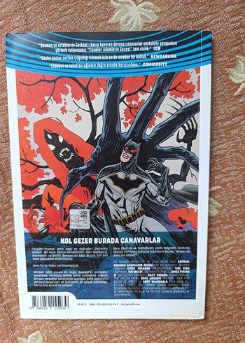  dc comics Batman: Canavar Adamların Gecesi çizgi roman