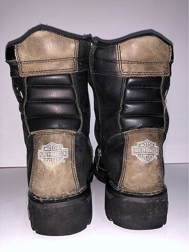 38 Beden harley davidson riddick kadin siyah deri bot