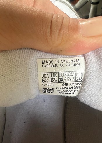 Reebok beyaz spor ayakkabı - Görsel 3