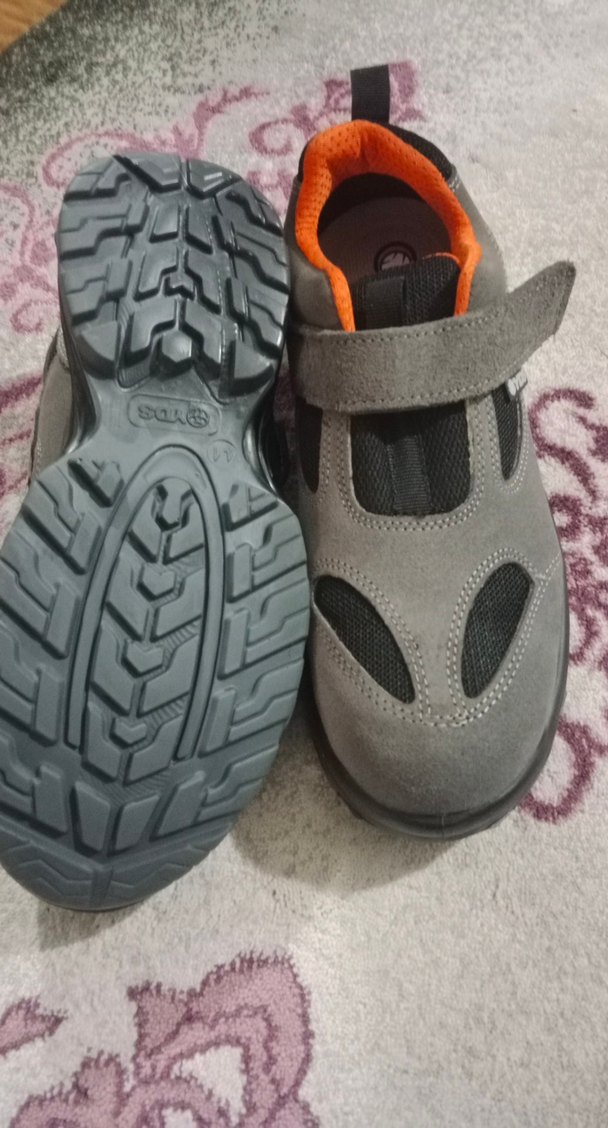 Gri Kaydırmaz Cırtlı iş ayakkabısı - Görsel 2