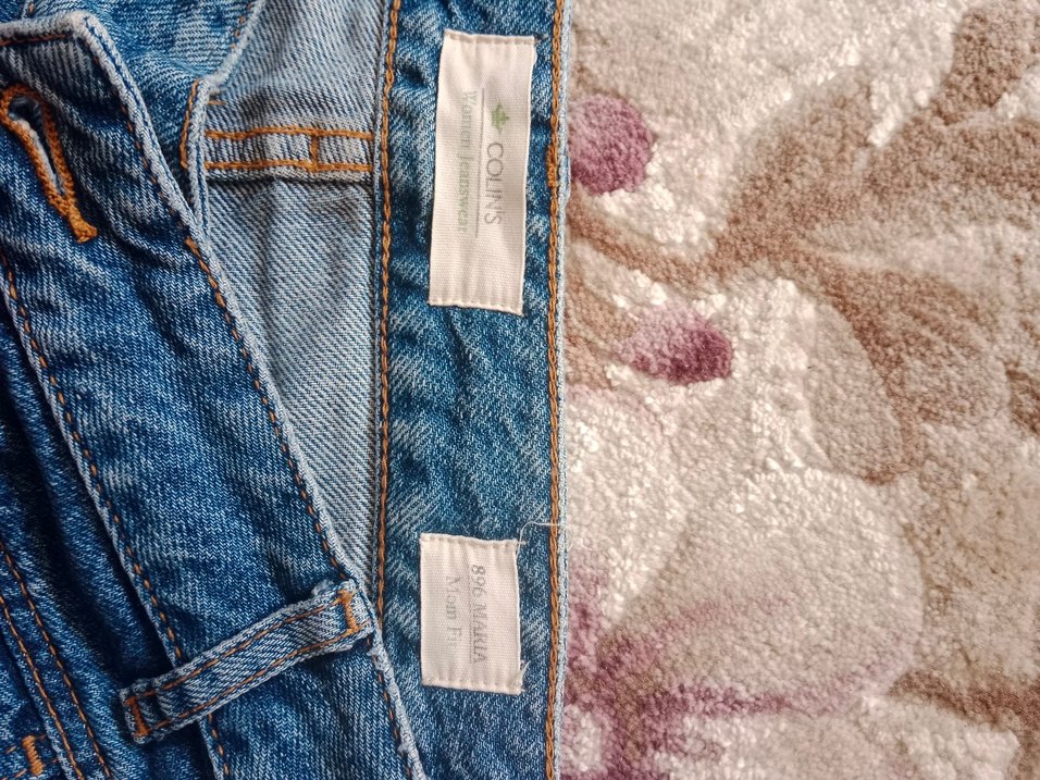 Düğmeli Rahat Kesim Kadın Midi Kot Pantolon - Görsel 2