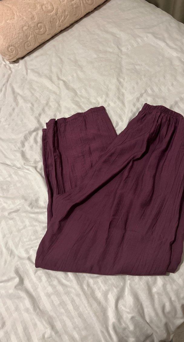 Mor Uzun Kollu tunikli takım - Görsel 4