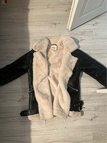 pull&bear kürklü deri ceket