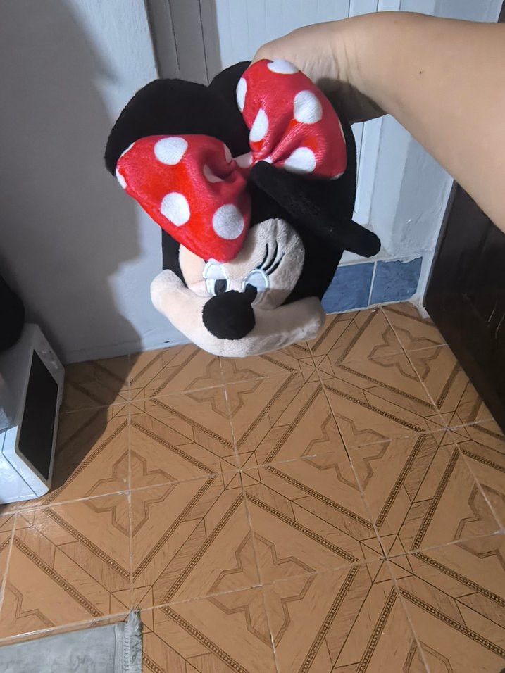 Disney Minnie Fareli Renkli Kız Panduf - Görsel 2