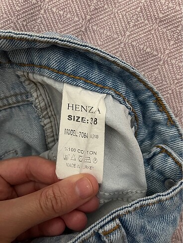 38 Beden mavi Renk Kot pantolon