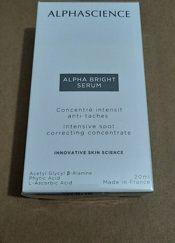 Alphascience Alpha Bright Serum ( Etkili Leke Tedavisi )