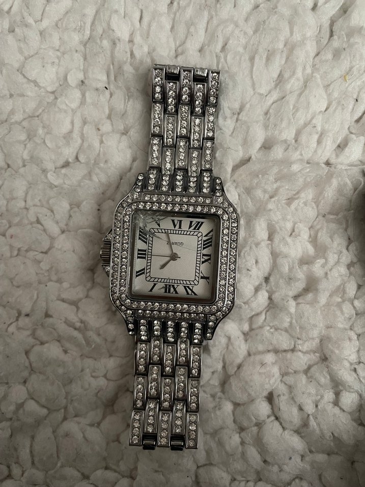 Gri Taşlı Kadın Kol Saati - Görsel 2