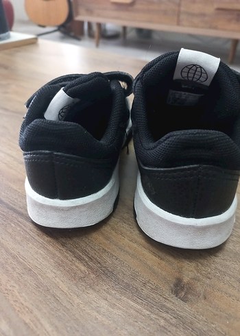 ADİDAS ERKEK Çocuk Siyah Cırt Cırtlı Sneakers - Görsel 4
