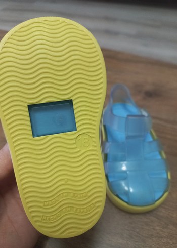 Igor Mavi Sarı Tokalı Çocuk Sandalet - Görsel 3