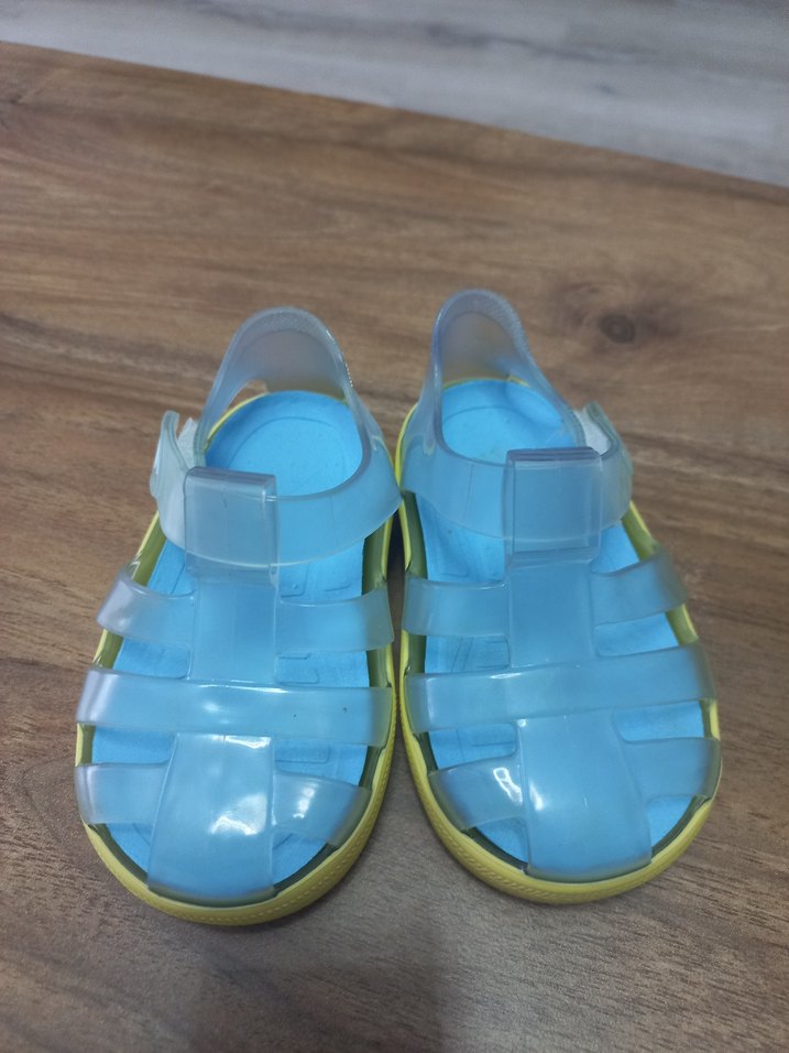 Igor Mavi Sarı Tokalı Çocuk Sandalet - Görsel 2