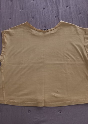 Dilvin Bej Kolsuz Kadın Tişört - Görsel 3