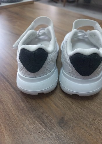 Beyaz Erkek Çocuk Spor Ayakkabı Velcro - Görsel 3